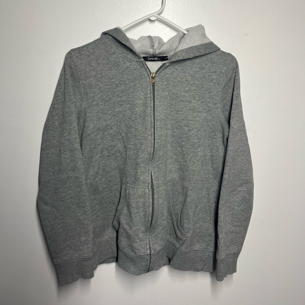 Grey zip up